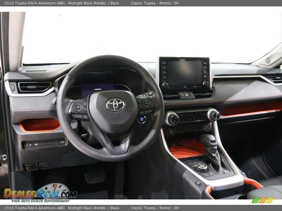 2019 Toyota RAV4 Adventure AWD Midnight Black Metallic / Black Photo #6