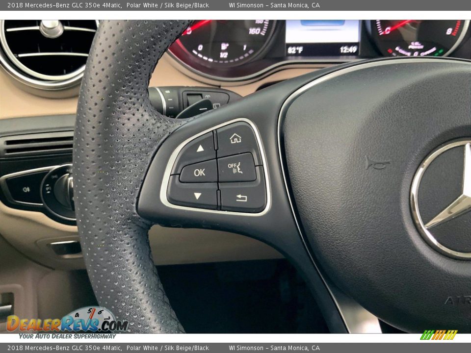 2018 Mercedes-Benz GLC 350e 4Matic Steering Wheel Photo #21
