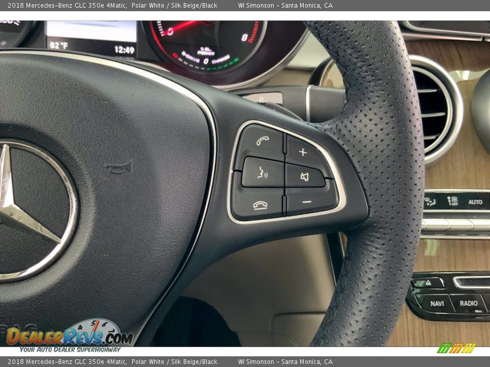 2018 Mercedes-Benz GLC 350e 4Matic Steering Wheel Photo #22