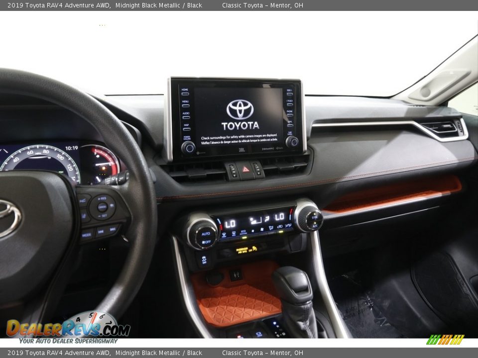 2019 Toyota RAV4 Adventure AWD Midnight Black Metallic / Black Photo #9