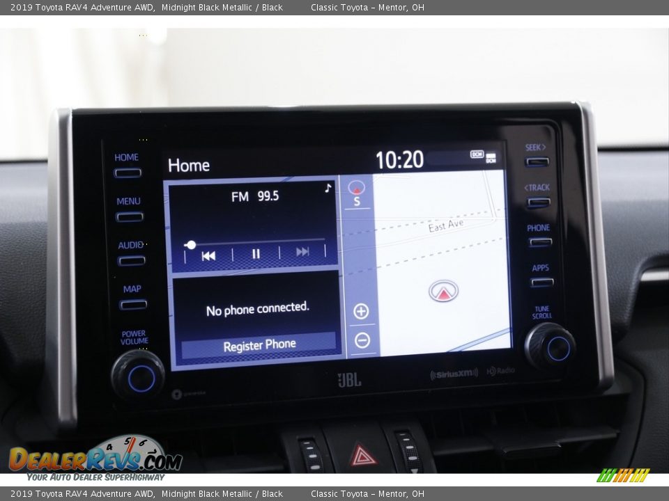 2019 Toyota RAV4 Adventure AWD Midnight Black Metallic / Black Photo #10