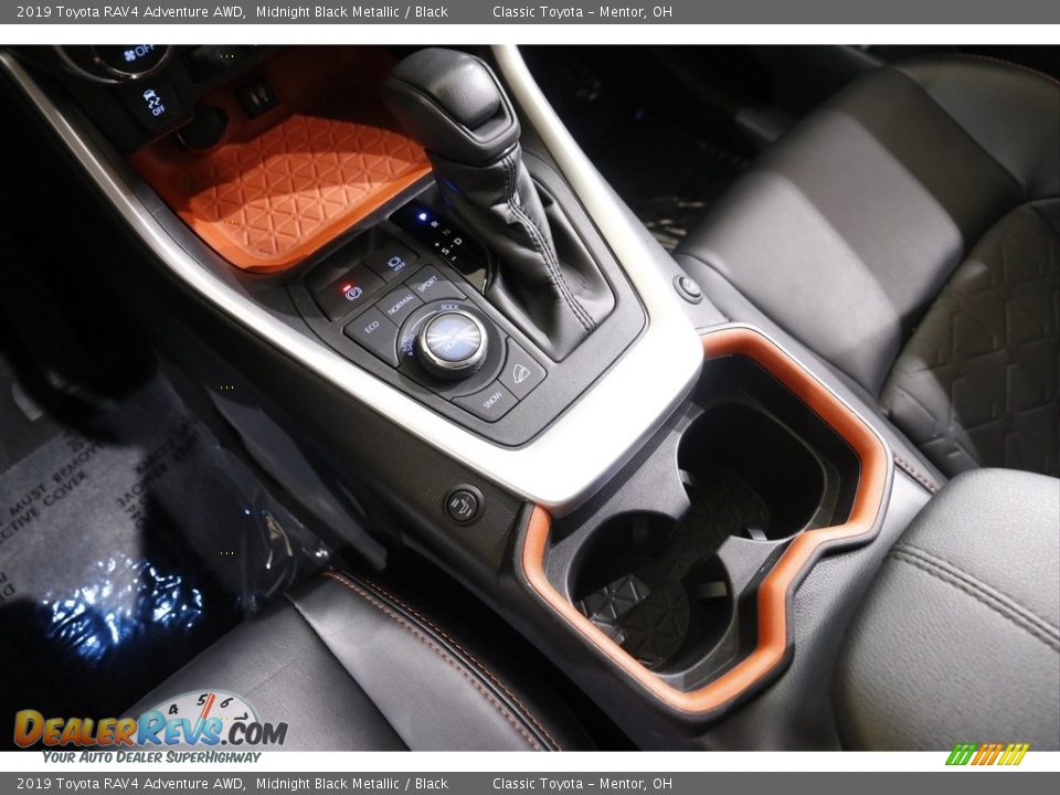 2019 Toyota RAV4 Adventure AWD Midnight Black Metallic / Black Photo #14