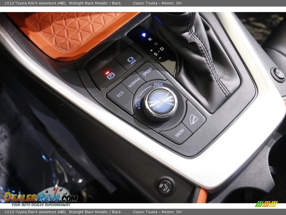 2019 Toyota RAV4 Adventure AWD Midnight Black Metallic / Black Photo #15