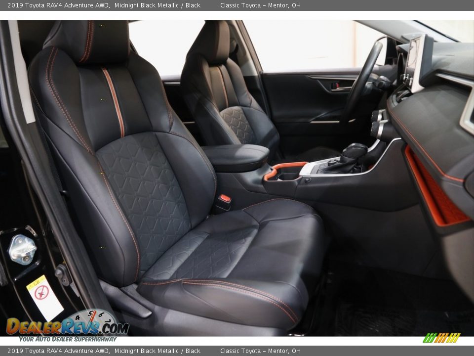 2019 Toyota RAV4 Adventure AWD Midnight Black Metallic / Black Photo #16
