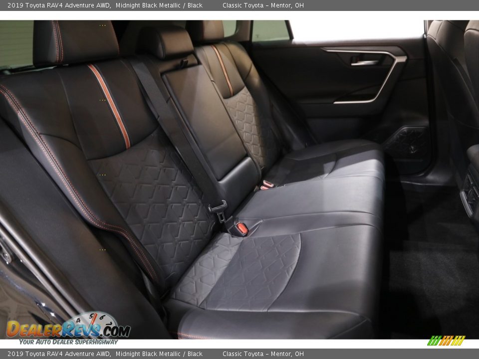 2019 Toyota RAV4 Adventure AWD Midnight Black Metallic / Black Photo #17