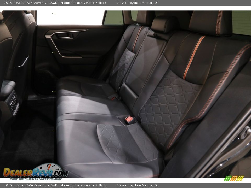 2019 Toyota RAV4 Adventure AWD Midnight Black Metallic / Black Photo #18
