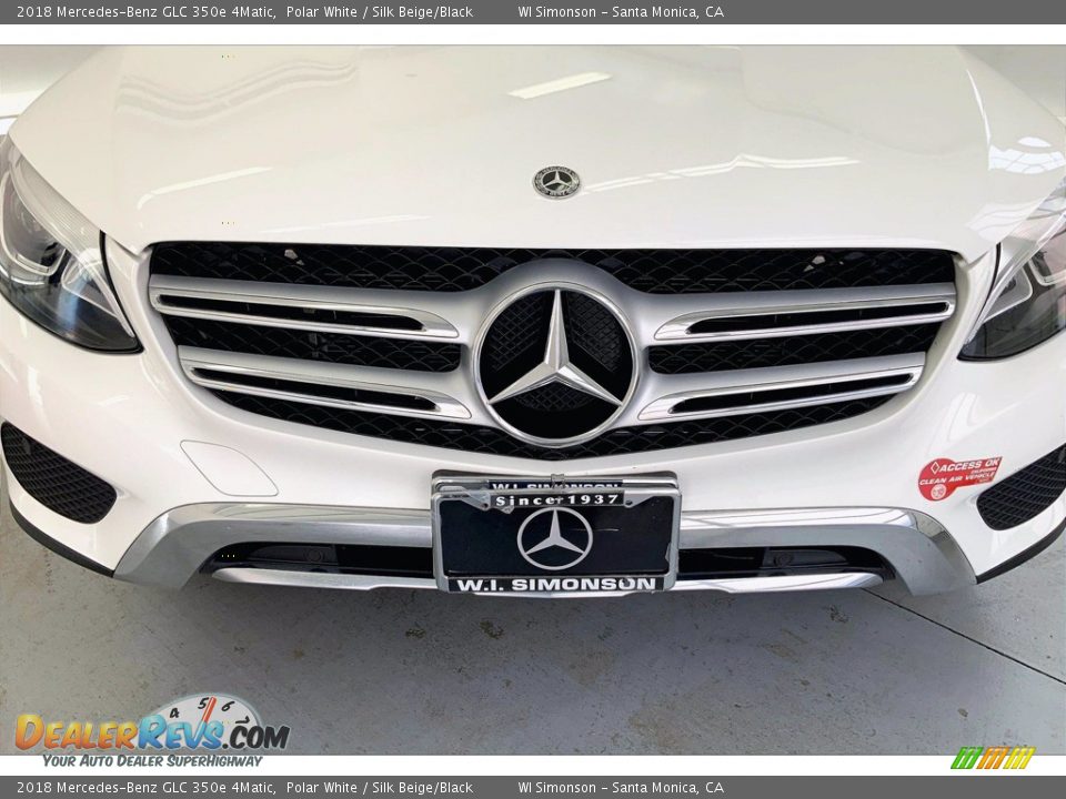 2018 Mercedes-Benz GLC 350e 4Matic Polar White / Silk Beige/Black Photo #30