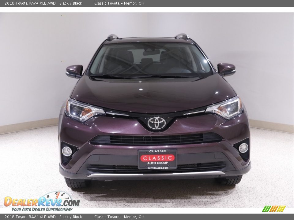 2018 Toyota RAV4 XLE AWD Black / Black Photo #2