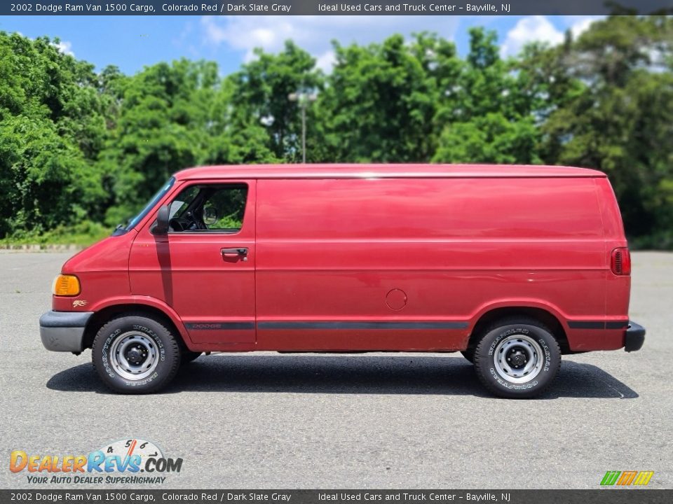 2002 Dodge Ram Van 1500 Cargo Colorado Red / Dark Slate Gray Photo #2