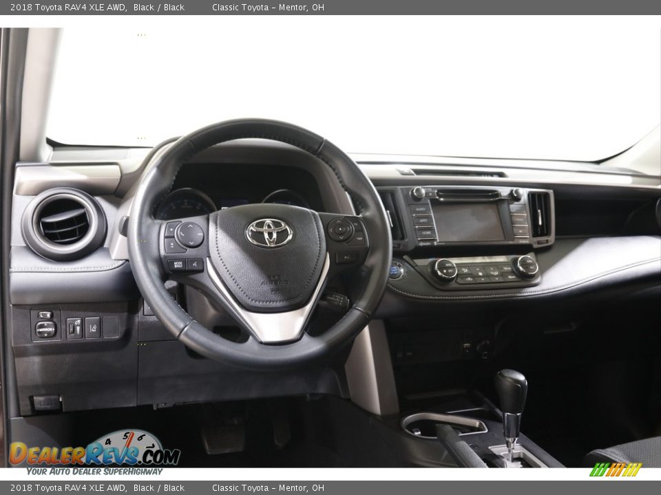 2018 Toyota RAV4 XLE AWD Black / Black Photo #6