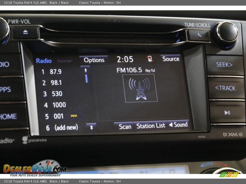 2018 Toyota RAV4 XLE AWD Black / Black Photo #10