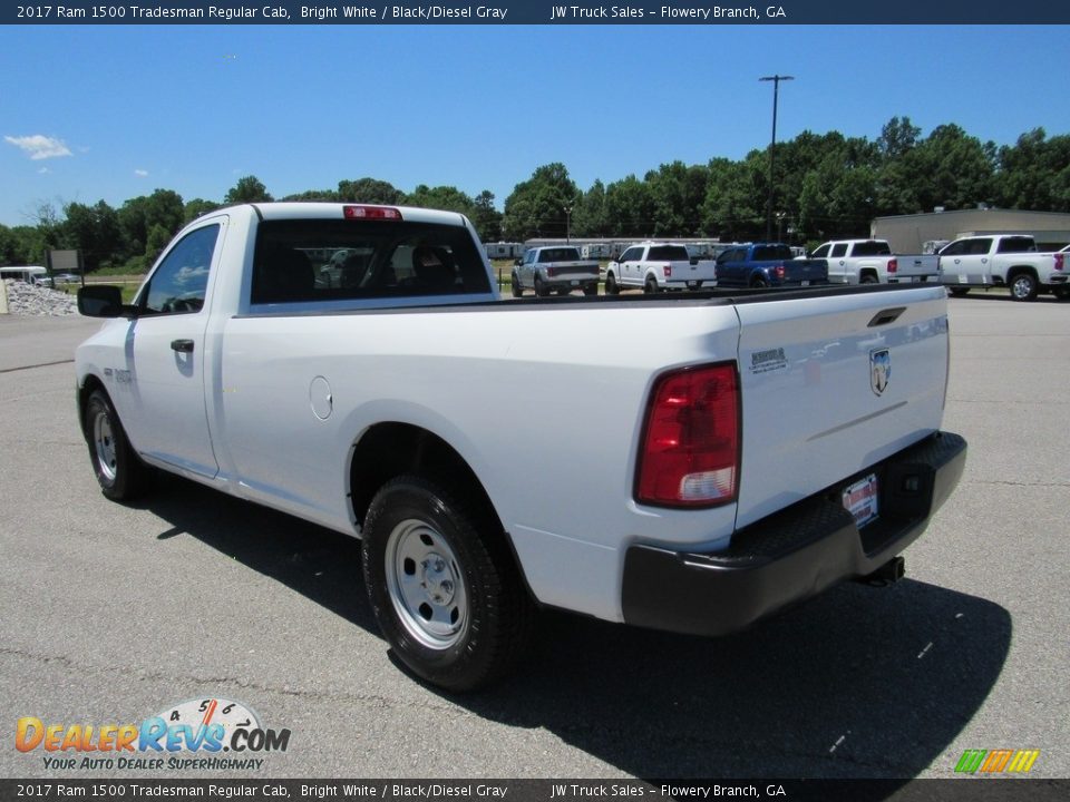 2017 Ram 1500 Tradesman Regular Cab Bright White / Black/Diesel Gray Photo #2