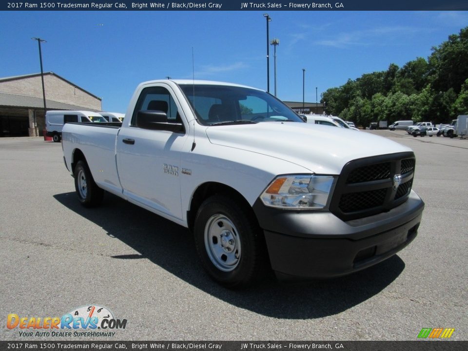 2017 Ram 1500 Tradesman Regular Cab Bright White / Black/Diesel Gray Photo #6