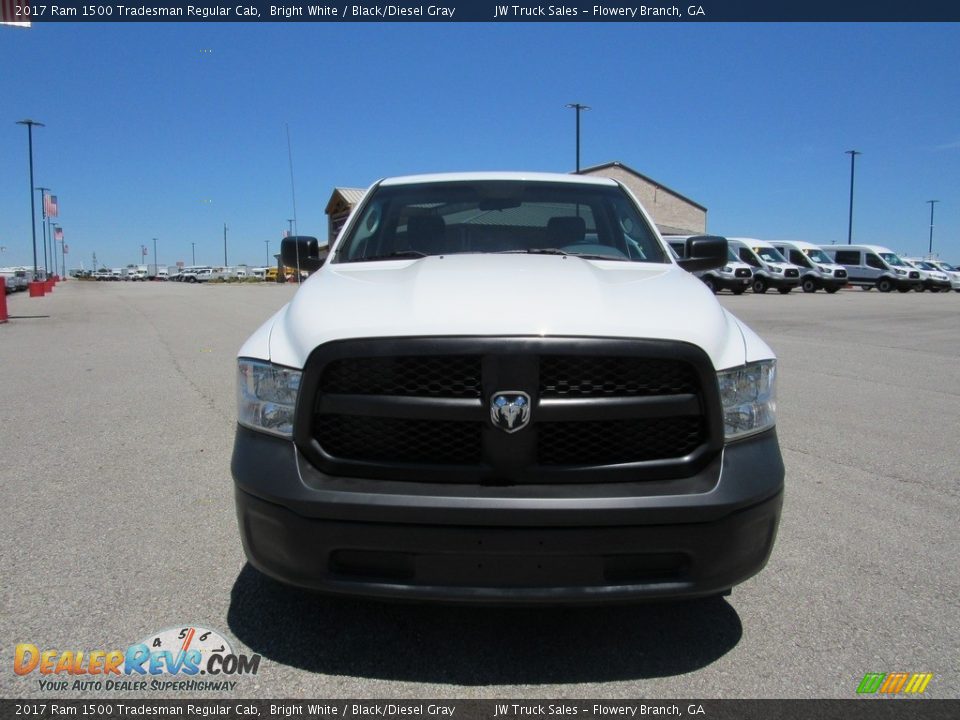 2017 Ram 1500 Tradesman Regular Cab Bright White / Black/Diesel Gray Photo #7