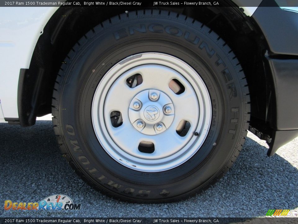 2017 Ram 1500 Tradesman Regular Cab Bright White / Black/Diesel Gray Photo #14