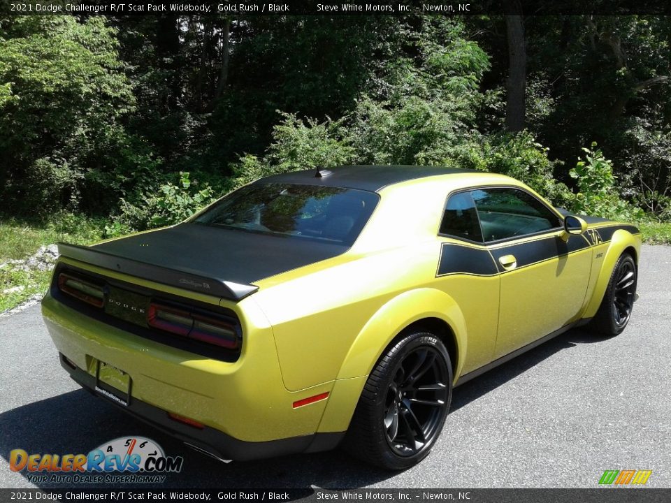 2021 Dodge Challenger R/T Scat Pack Widebody Gold Rush / Black Photo #6