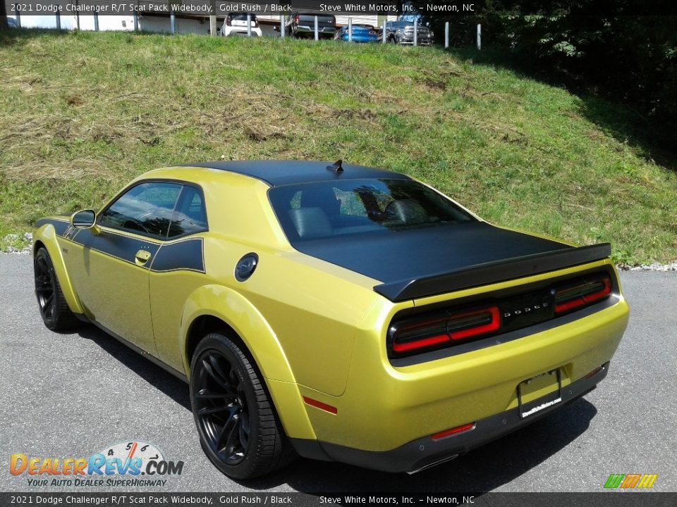 2021 Dodge Challenger R/T Scat Pack Widebody Gold Rush / Black Photo #8