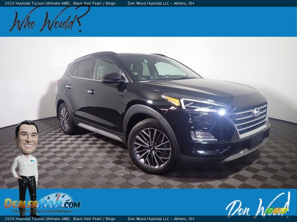 2020 Hyundai Tucson Ultimate AWD Black Noir Pearl / Beige Photo #1