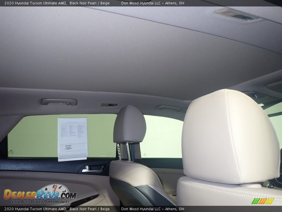2020 Hyundai Tucson Ultimate AWD Black Noir Pearl / Beige Photo #2