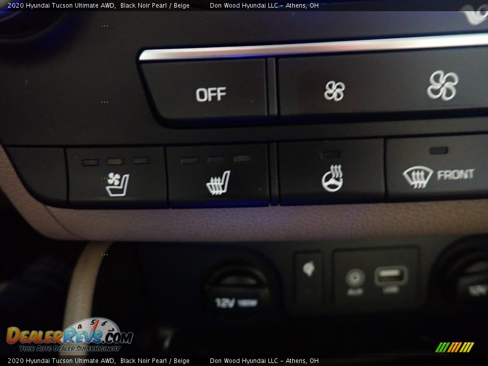 2020 Hyundai Tucson Ultimate AWD Black Noir Pearl / Beige Photo #3