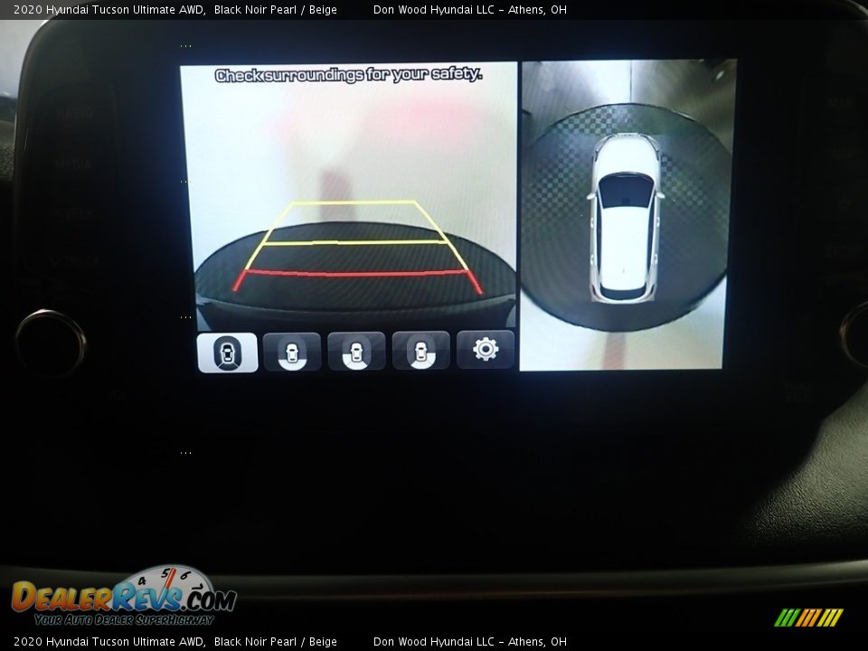 2020 Hyundai Tucson Ultimate AWD Black Noir Pearl / Beige Photo #5