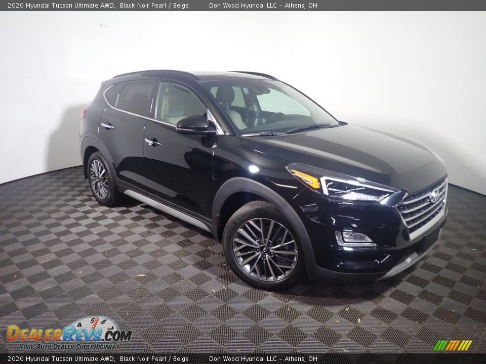 2020 Hyundai Tucson Ultimate AWD Black Noir Pearl / Beige Photo #6