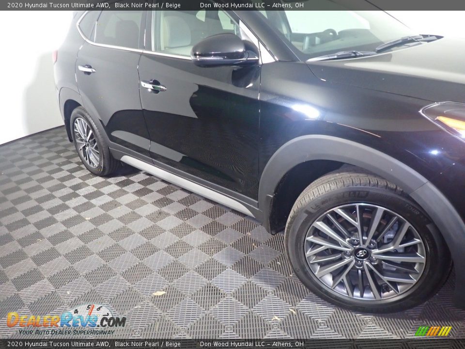 2020 Hyundai Tucson Ultimate AWD Black Noir Pearl / Beige Photo #7