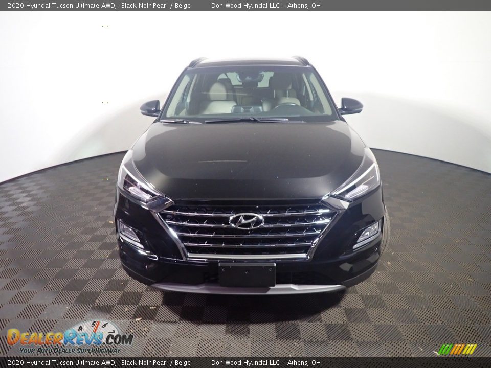 2020 Hyundai Tucson Ultimate AWD Black Noir Pearl / Beige Photo #8