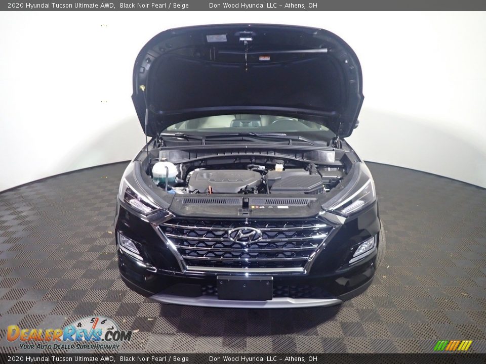 2020 Hyundai Tucson Ultimate AWD Black Noir Pearl / Beige Photo #9