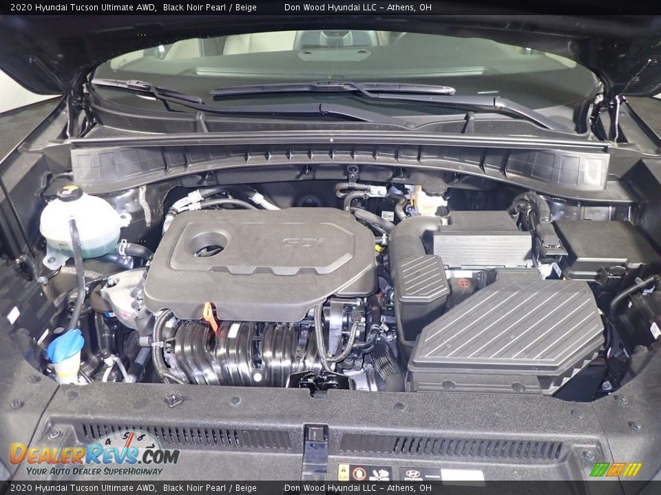 2020 Hyundai Tucson Ultimate AWD Black Noir Pearl / Beige Photo #10