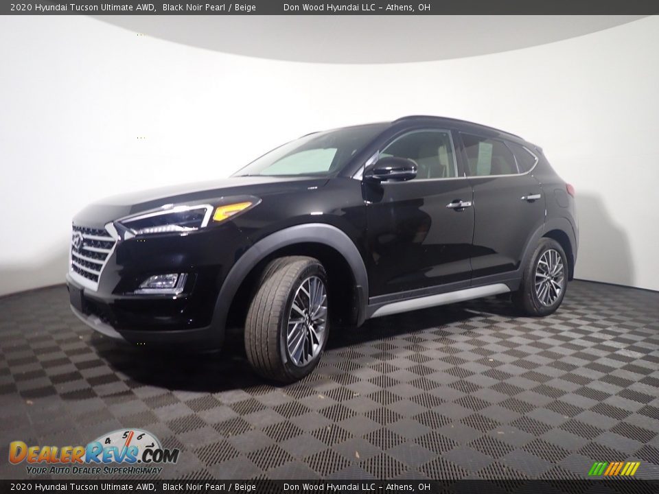 2020 Hyundai Tucson Ultimate AWD Black Noir Pearl / Beige Photo #11