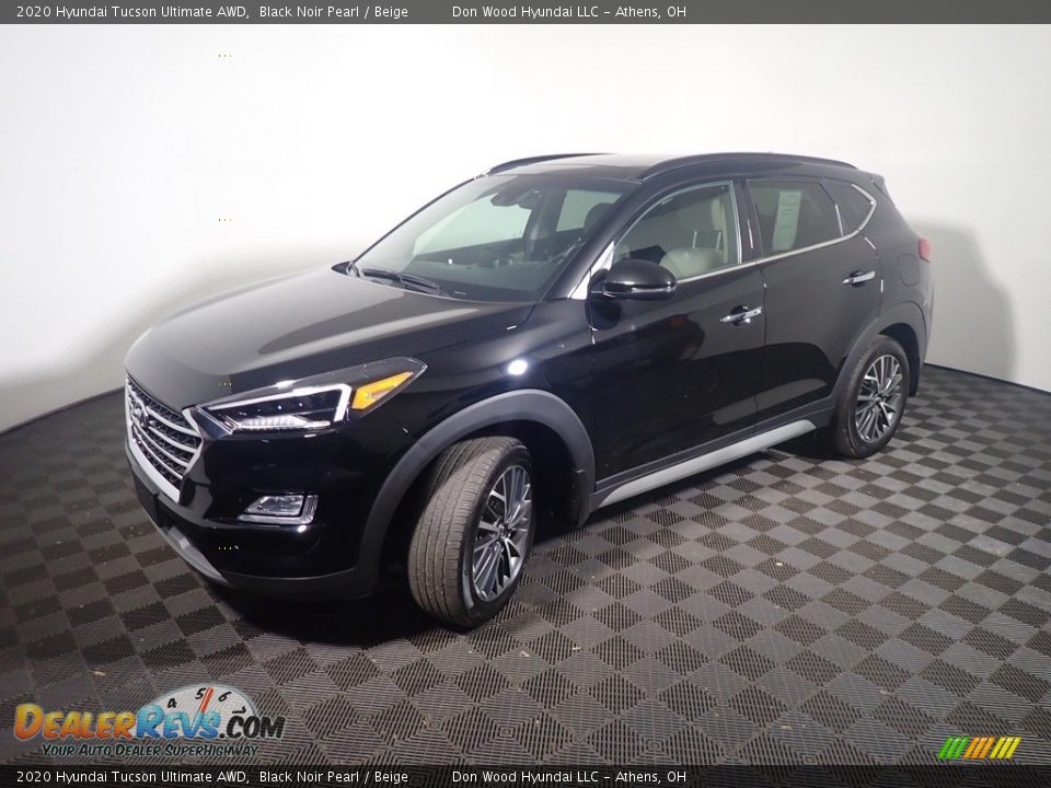 2020 Hyundai Tucson Ultimate AWD Black Noir Pearl / Beige Photo #12