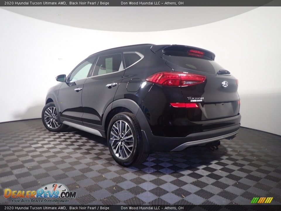 2020 Hyundai Tucson Ultimate AWD Black Noir Pearl / Beige Photo #14