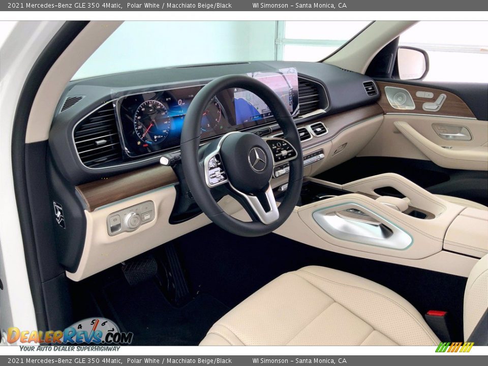 Macchiato Beige/Black Interior - 2021 Mercedes-Benz GLE 350 4Matic Photo #4