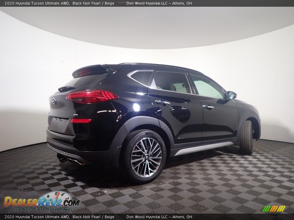 2020 Hyundai Tucson Ultimate AWD Black Noir Pearl / Beige Photo #20