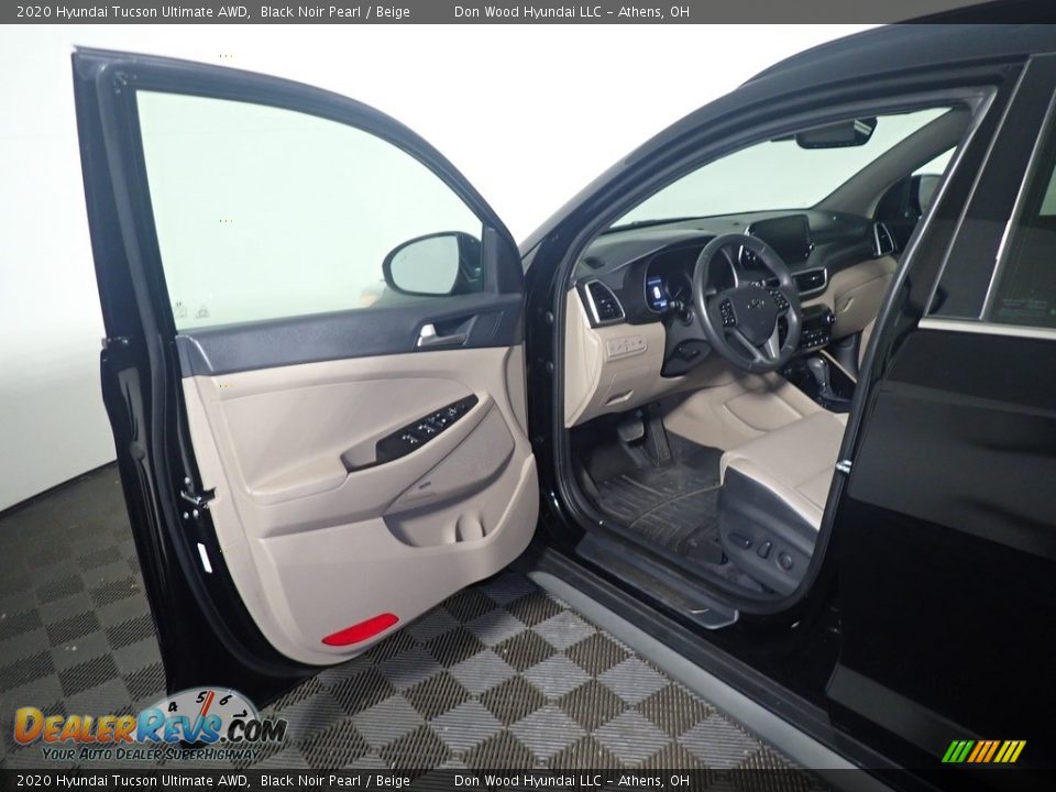 2020 Hyundai Tucson Ultimate AWD Black Noir Pearl / Beige Photo #24