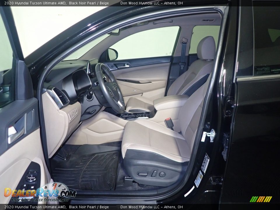 2020 Hyundai Tucson Ultimate AWD Black Noir Pearl / Beige Photo #26