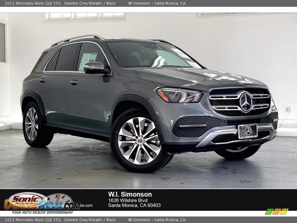 2021 Mercedes-Benz GLE 350 Selenite Grey Metallic / Black Photo #1