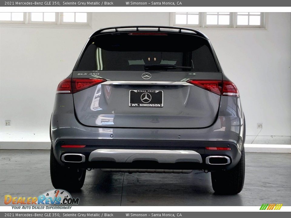 2021 Mercedes-Benz GLE 350 Selenite Grey Metallic / Black Photo #3