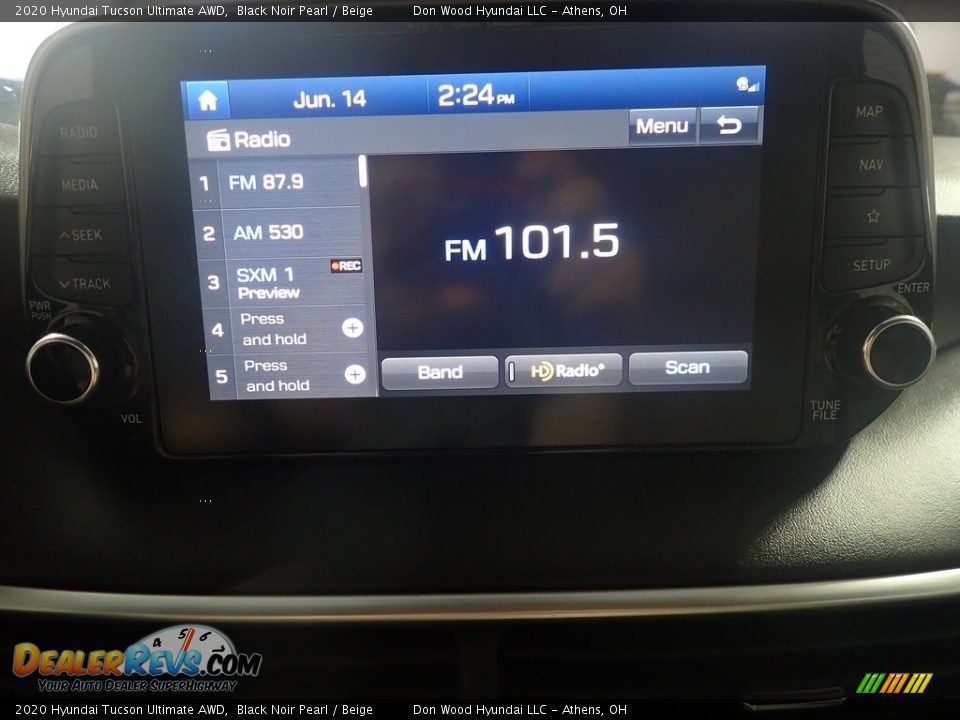 2020 Hyundai Tucson Ultimate AWD Black Noir Pearl / Beige Photo #30