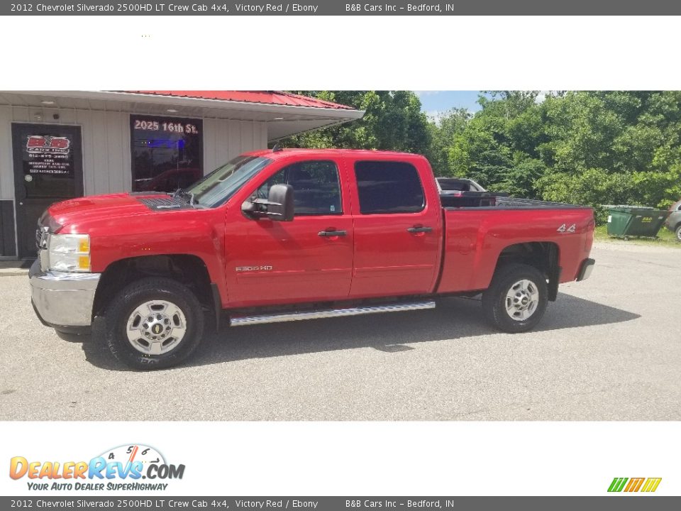 2012 Chevrolet Silverado 2500HD LT Crew Cab 4x4 Victory Red / Ebony Photo #1