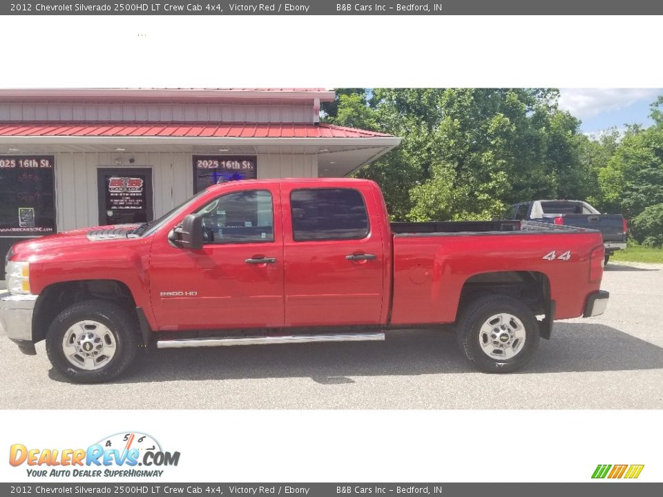 2012 Chevrolet Silverado 2500HD LT Crew Cab 4x4 Victory Red / Ebony Photo #2