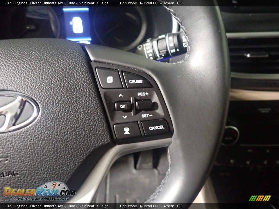 2020 Hyundai Tucson Ultimate AWD Black Noir Pearl / Beige Photo #34