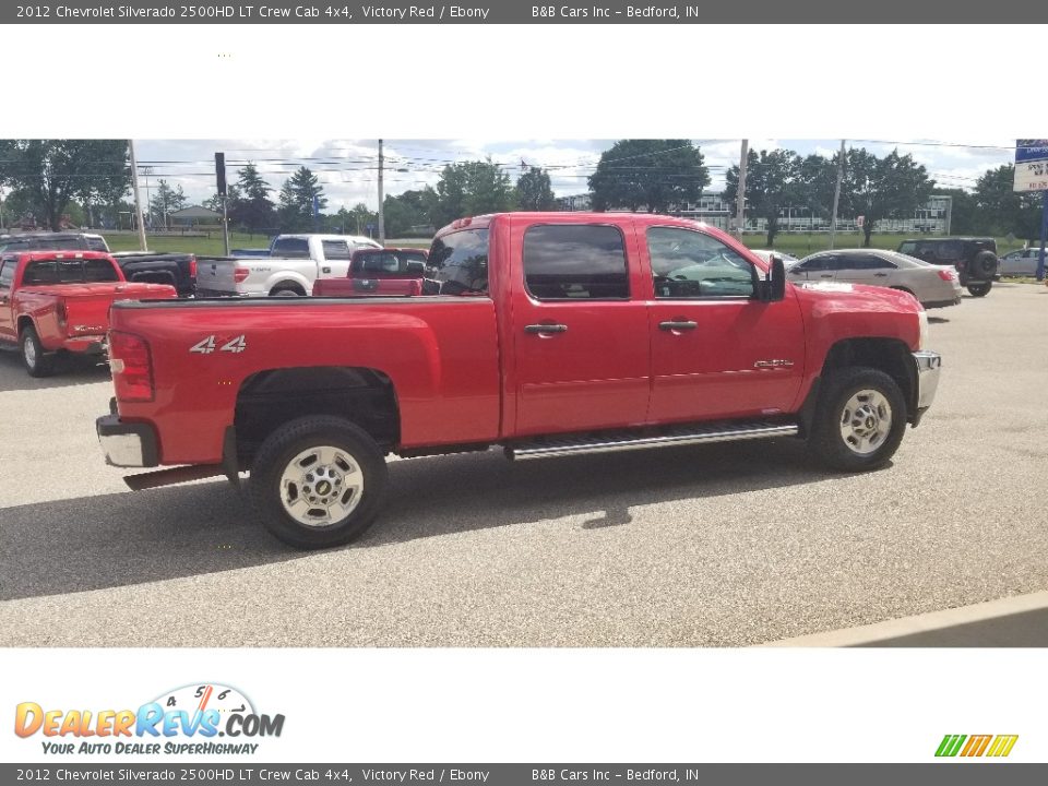 2012 Chevrolet Silverado 2500HD LT Crew Cab 4x4 Victory Red / Ebony Photo #6