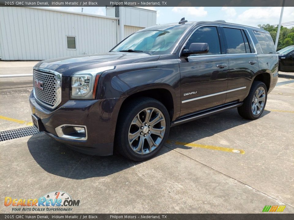 2015 GMC Yukon Denali Iridium Metallic / Jet Black Photo #3