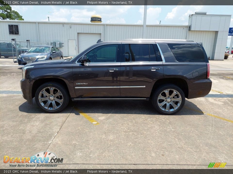 2015 GMC Yukon Denali Iridium Metallic / Jet Black Photo #4