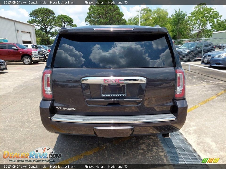 2015 GMC Yukon Denali Iridium Metallic / Jet Black Photo #6