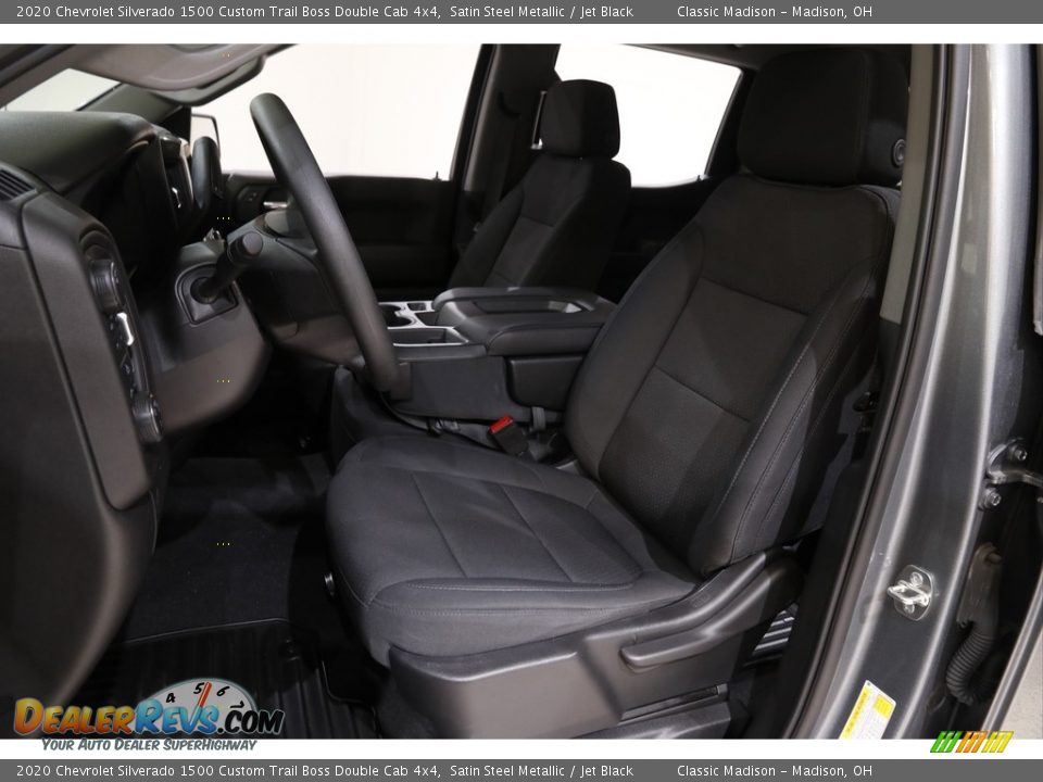 2020 Chevrolet Silverado 1500 Custom Trail Boss Double Cab 4x4 Satin Steel Metallic / Jet Black Photo #5
