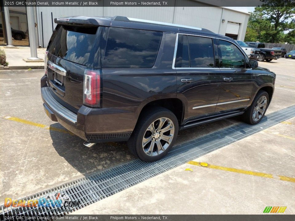 2015 GMC Yukon Denali Iridium Metallic / Jet Black Photo #7