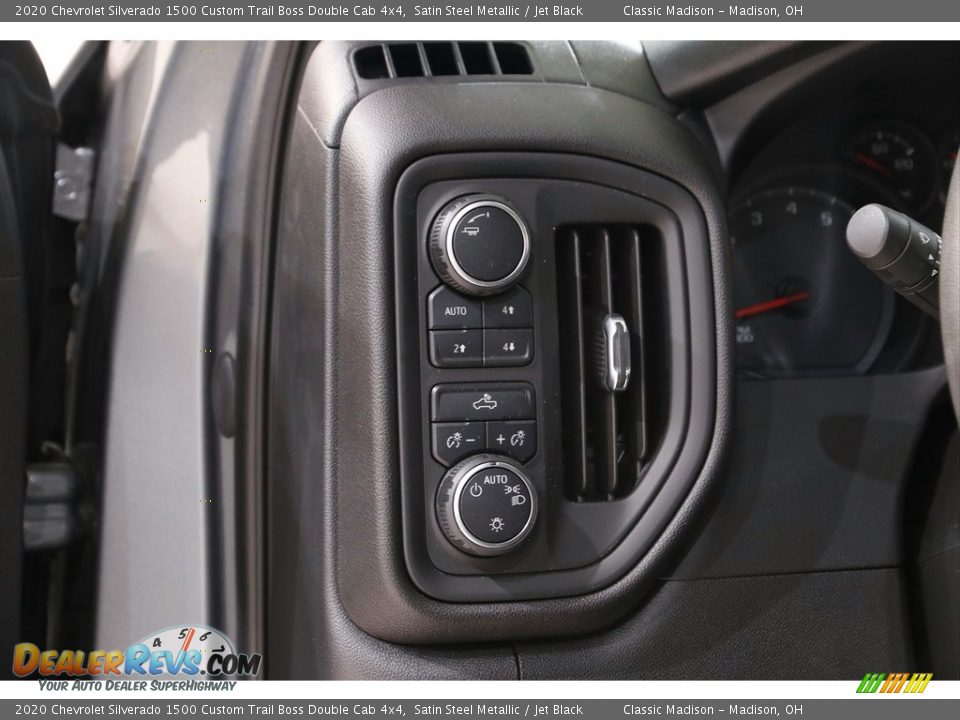 2020 Chevrolet Silverado 1500 Custom Trail Boss Double Cab 4x4 Satin Steel Metallic / Jet Black Photo #6
